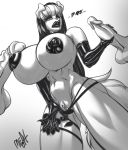  2020 absurd_res anthro big_breasts bikini biped black_hair breasts canid canine canis clothed clothing collie domestic_dog female fur genitals gloves grey_eyes hair handwear herding_dog hi_res huge_breasts looking_at_viewer makeup mammal meshpet mira_(vladimirpootis) monochrome nipples pastoral_dog penis pussy sheepdog simple_background standing swimwear thick_thighs white_background wide_hips 