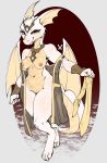  2020 anthro avante92 blush breasts dragon female hi_res horn nipples smile solo wings 