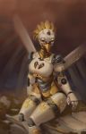  2020 beak digital_media_(artwork) female hi_res machine nude raventenebris red_eyes robot 