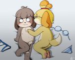  animal_crossing anthro anthro_on_anthro balls bed blush bra brother brother_and_sister butt canid canine canis clothing contimplatininspiratio cuddling digby_(animal_crossing) digital_media_(artwork) domestic_dog duo female flaccid furniture genitals hi_res isabelle_(animal_crossing) male male/female mammal nintendo nude panties pawpads penis pussy shih_tzu sibling sister tongue tongue_out toy_dog underwear video_games 
