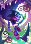  blue_body cape clothing cloud costume death_(personification) grim_reaper halloween hi_res holding_object holding_weapon holidays hood jack-o&#039;-lantern machine male melee_weapon metal_sonic moon night_sky polearm red_eyes robot scythe solo sonic_the_hedgehog_(series) uno_yuuji weapon 