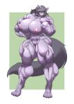  big_breasts big_muscles breasts cat771115 female hi_res huge_muscles hyper hyper_muscles mammal muscular tagme 
