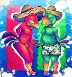  avian bird blush boxers_(clothing) bulge chicken claws clothing disney galliform gallus_(genus) hat headgear headwear hi_res jos&eacute;_carioca male male/male panchito_pistoles parakeet parrot phasianid salamikii smile sombrero true_parrot underwear 