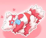  &lt;3 2020 blush feral galarian_zigzagoon nintendo nyako256 one_eye_closed pok&eacute;mon pok&eacute;mon_(species) regional_variant shiny_pok&eacute;mon simple_background solo tongue tongue_out video_games wink zigzagoon_day 