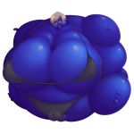  1:1 absurd_res allymoodyneko big_breasts blueberry_(disambiguation) blueberry_inflation bra breasts clothing female genitals hair hi_res huge_breasts human hyper inflation mammal not_furry panties pussy underwear 