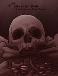  2020 bone coin comic cover cover_page death detailed_background digital_drawing_(artwork) digital_media_(artwork) english_text front_view hi_res lemondeer money monochrome not_furry sepia skull text zero_pictured 
