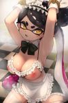  bondage breasts iida_(splatoon) nipples pointy_ears splatoon thighhighs 