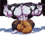  absurd_dumbbell anthro balls big_balls big_bulge big_muscles big_penis bobert bulge canid canine clothing dumbbell genitals grin huge_balls huge_bulge huge_muscles huge_penis hyper hyper_balls hyper_bulge hyper_genitalia hyper_muscles hyper_penis lifting looking_at_viewer male mammal muscular nipples penis simple_background smile underwear weights white_background 