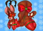 absurd_res anthro bdsm bisamon bondage bound butt deer female hi_res holidays long_tail mammal new_world_deer new_year reindeer rodent sciurid solo tail tree_squirrel viv_the_game vivien_martin