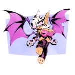  &lt;3 1:1 3_toes big_breasts bigdad breasts chiropteran clothing female gloves hair hair_over_eye handwear looking_at_viewer mammal one_eye_obstructed rouge_the_bat solo sonic_the_hedgehog_(series) stirrup_stockings toes wings 