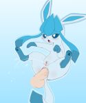 absurd_res anal anal_orgasm anal_penetration blue_body blue_sclera blush bodily_fluids disembodied_penis duo eeveelution ejaculation female female_penetrated feral feral_penetrated generation_4_pokemon genital_fluids genitals glaceon hi_res interspecies looking_pleasured male male/female male_on_feral male_penetrating male_penetrating_female male_penetrating_feral nintendo open_mouth penetration penile penile_penetration penis penis_in_ass pokemon pokemon_(species) pokephilia pussy pussy_ejaculation pussy_ejaculation_while_penetrated sake_kemosalmon sex simple_background vaginal_fluids white_eyes