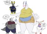 2021 2_horns 3_claws 3_fingers 3_toes 4_fingers aggron air_inflation anthro aquatic_dragon bandage barefoot belly big_belly big_breasts big_butt biped black_eyebrows black_eyelashes black_eyes black_tail black_text blorp blue_body blue_bottomwear blue_clothing blue_countershading blue_eyes blue_fin blue_jeans blue_pants blue_sclera blueberry_(fruit) blueberry_inflation blush bodily_fluids bottomwear breasts butt claws cleavage clothed clothing colored countershading denim denim_bottomwear denim_clothing digital_drawing_(artwork) digital_media_(artwork) dipstick_ears dragon dress_shirt ears_down ears_up elemental_creature english_text exclamation_point eyebrows eyelashes faucet feet female female_anthro fin finger_claws fingers food front_view fruit full-length_portrait fur generation_2_pokemon generation_3_pokemon generation_8_pokemon glistening glistening_eyes grey_body grey_horn grey_tail group helium_inflation helium_tank holding_another horn huge_belly in_hand inflation jeans knock-kneed lagomorph larger_anthro larger_female legendary_pokemon liquid_inflation looking_at_belly looking_down looking_down_at_self lugia macro mammal marine markings metal metal_creature midriff mineral_fauna molly_(thatoneaceguy) mona_(thatoneaceguy) multicolored_ears navel nintendo no_pupils nose_bandage obese obese_anthro obese_female overweight overweight_anthro overweight_female pants pichu pictographics pink_clothing pink_nose pink_shirt pink_tank_top pink_tongue pink_topwear pivoted_ears plant pokemon pokemon_(species) portrait pupils purple_bottomwear purple_cheeks purple_clothing purple_dress_shirt purple_mouth purple_shorts purple_tongue question_mark rabbit_ears red_clothing red_eyes red_markings red_mouth red_shirt red_topwear rodent rumbling_stomach saliva scorbunny shirt shorts simple_background size_difference slosh sloshing_belly smaller_anthro smaller_female sound_effects speech_bubble standing tail tail_fin tank_top text thatoneaceguy thick_tail toe_claws toeless_(marking) toes tongue topwear umlaut underline victoria_(thatoneaceguy) vowelless vowelless_sound_effect wardrobe_malfunction water water_inflation wena_(thatoneaceguy) white_background white_body white_text wide_eyed wide_stance yellow_body yellow_ears yellow_fur yellow_inner_ear