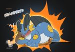  ?! forebucks forepawz gain genitals hi_res male nintendo overweight overweight_male penis pok&eacute;ball pok&eacute;mon pok&eacute;mon_(species) solo swampert transformation video_games weights yuniwolfsky 