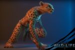  3d_(artwork) adeptussteve anthro cheetah digital_media_(artwork) digitigrade felid feline felis female game-dev hi_res ingame mammal solo wildlife 