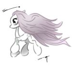 bandage bandaged_leg cutie_mark earth_pony equid equine fan_character female fur gradient_hair gradient_mane gradient_tail hair hasbro hi_res horse mammal mane my_little_pony pink_hair pink_mane pink_tail pony simple_background solo tail tuskonline white_background white_body white_fur