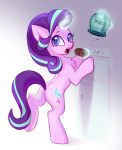 2020 absurd_res cookie cutie_mark equid female feral food friendship_is_magic hi_res hooves horn inside jar looking_at_viewer magic mammal my_little_pony starlight_glimmer_(mlp) taneysha unicorn 