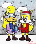 canid canine crossover female fox hi_res loon male male/female mammal miles_prower p_productions sega shirley_the_loon snow sonic_the_hedgehog_(series) sonic_x tiny_toon_adventures warner_brothers