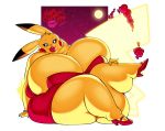  2020 absurd_res alpha_channel big_breasts breasts clothed clothing female footwear gigantamax_pikachu gigantamax_pok&eacute;mon hi_res high_heels holidays huge_breasts lips mammal nintendo obese obese_female overweight overweight_female pok&eacute;mon pok&eacute;mon_(species) shoes sitting solo thick_bottom_lip valentine&#039;s_day video_games walter_sache 