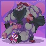  accessory animated anthro balls biceps big_balls big_muscles big_penis bodily_fluids cock_ring cum duragon genital_fluids genitals hairy huge_balls huge_muscles huge_penis hyper hyper_balls hyper_genitalia hyper_muscles hyper_penis jewelry lactating lycanroc macro male male_lactation midnight_lycanroc muscular muscular_male nintendo penetration penis penis_accessory penis_jewelry pok&eacute;mon pok&eacute;mon_(species) short_playtime simple_background size_difference urethral urethral_penetration vein veiny_penis video_games zoroark 