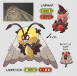  ambiguous_gender antennae_(anatomy) arthropod duo english_text fak&eacute;mon feral grey_background hi_res insect lava_lamp lepidopteran meme moth_lamp_(meme) on_model real simple_background text viiperfish wings 