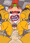  anal anal_penetration balls big_dom_small_sub blush bodily_fluids bowser bowser_jr. chastity_cage chastity_device cub cum father father_and_child father_and_son forced genital_fluids genitals hi_res humanoid_genitalia incest koopa male male/male male_penetrating mario_bros nintendo open_mouth parent parent_and_child penetration penis scalie sex size_difference son syaokitty video_games young 