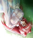  artist_request breasts kousaka_tamaki large_breasts red_hair shirt solo to_heart_2 