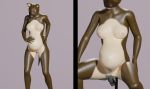  3d_(artwork) animal_genitalia animal_pussy anthro belly big_belly birth blender_(software) breasts canid canine canine_pussy canis digital_media_(artwork) domestic_dog female furpreg genitals hi_res labor mammal nipples nude pregnant pussy simple_background solo 