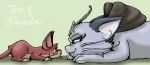 alolan_meowth felid feline mammal meowth nintendo pok&eacute;mon pok&eacute;mon_(species) prieda_(tekandprieda) rattata regional_variant rodent size_difference tek_(tekandprieda) tekandprieda_(artist) video_games 
