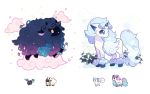  charamells creature full_body multiple_fusions no_humans pokemon pokemon_(creature) simple_background white_background 