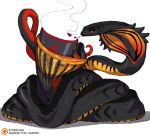  animal_genitalia cloaca etheross feral gaping gaping_cloaca genitals reptile scalie simple_background snake 