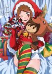  absurdres aioka_(aichiu_kuchiu) christmas highres huge_filesize tailmon yagami_hikari 