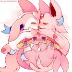  1:1 2020 blush bodily_fluids chikorita_moon eeveelution espeon female female/female feral french_kissing genital_fluids genitals group hi_res kemono kissing mammal nintendo pawpads paws penetration pink_body pok&eacute;mon pok&eacute;mon_(species) pussy pussy_juice sex shiny_pok&eacute;mon simple_background spread_legs spreading sylveon tail_fetish tail_play tail_sex tears tongue vaginal vaginal_penetration vaporeon video_games 