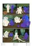  absurd_res amaichix anthro big_breasts blue_body breasts comic dirty duo equid female friendship_is_magic genitals hi_res horn magic mammal my_little_pony nude outside princess_celestia_(mlp) princess_luna_(mlp) pussy quicksand sibling sister sisters tree white_body winged_unicorn wings 
