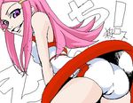  anemone_(eureka_seven) ass boyshorts cameltoe e-zona eureka_seven eureka_seven_(series) grin lowres oekaki panties smile solo underwear upskirt white_panties 