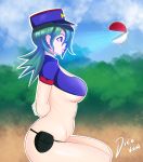  absurdres anime dicekun highres junsaa_(pokemon) lewdness pokemon police police_uniform policewoman thighs uniform 