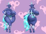  2020 anthro arthropod big_breasts blues64 breasts butt changeling clothing cutie_mark digital_media_(artwork) female hi_res horn huge_breasts looking_at_viewer marauder6272 my_little_pony sektiss thick_thighs wings 