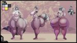  anthro big_breasts big_butt breasts butt dnp101 female genitals hi_res mammal mature_female model_sheet mother nipples nude parent procyonid pussy raccoon sainthebeasts slightly_chubby 