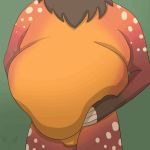  1:1 2d_animation ambiguous_species animated anthro belly deanwolfwood digital_media_(artwork) giggle male overweight overweight_male short_playtime solo spots stomach ych_(character) 