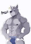  ! 2020 5_fingers abs adastra amicus_(adastra) anthro biceps biped black_nipples blue_eyes bodily_fluids bulge canid canine canis clothed clothing facial_piercing fingers frankescobarx fur grey_body grey_fur hi_res jewelry jockstrap looking_at_viewer male mammal multicolored_body multicolored_fur muscular muscular_male nipples pecs piercing simple_background solo surprise sweat topless two_tone_body two_tone_fur underwear white_background white_body white_fur wolf 
