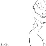  2020 4_fingers animated anthro balls butt byondrage claws dinosaur fingers genitals hi_res male nude reptile scalie short_playtime simple_background solo teeth white_background 