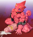  abs animal_crossing animal_genitalia anthro barazoku barefoot biceps big_penis blue_eyes blush bodily_fluids chameleon choker claws clothing cum cum_on_ground cum_on_penis erection fangs flick_(animal_crossing) genital_fluids genital_slit genitals half-closed_eyes hand_on_chest hi_res horn huge_penis humanoid_genitalia humanoid_penis hyper hyper_genitalia hyper_penis jacket jewelry kuroma lizard looking_at_viewer looking_up male manly muscular narrowed_eyes navel necklace nintendo nude open_mouth orgasm pecs penis pink_penis pink_tongue presenting presenting_penis red_body red_skin red_tail reptile ribbons scalie sharp_claws sharp_teeth sitting slit solo teeth thick_penis thick_thighs toe_claws tongue topwear triceps undressing vein veiny_muscles veiny_penis video_games yellow_horn 
