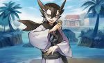  1boy elite_four giima_(pokemon) kodama_(artist) male_focus no_humans official_art pokemon pokemon_(game) pokemon_bw pokemon_trading_card_game solo third-party_source 