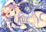  blush long_hair navel original panties takano_yuki underwear water 