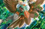  bird bird_focus creature feet_out_of_frame kawaguchi_youhei looking_at_viewer no_humans official_art pokemon pokemon_(creature) pokemon_trading_card_game solo third-party_source 