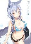  animal_ears arknights bikini mer_(pixiv38351312) provence_(arknights) see_through swimsuits tail 