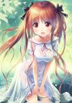  bra dress kankurou pantsu see_through wet_clothes 