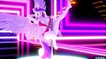  16:9 3d_(artwork) anthro big_breasts breasts clothed clothing dancing digital_media_(artwork) equid female friendship_is_magic horn mammal my_little_pony nipple_slip pole pole_dancing princess_cadance_(mlp) solo whackysquire winged_unicorn wings 