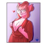  1:1 2020 anonymous_artist anthro big_breasts breasts clothing digital_media_(artwork) domestic_pig female hair hi_res humanoid_face long_hair looking_at_viewer mammal revealing_(disambiguation) simple_background solo standing suid suina sus_(pig) 