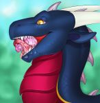  absurd_res bodily_fluids bunsen dragon drooling feral hi_res open_mouth saliva scalie size_difference staffkira2891 teeth tongue vore western_dragon 