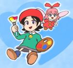  adeleine kirby kirby_64 ribbon_(kirby) tagme 